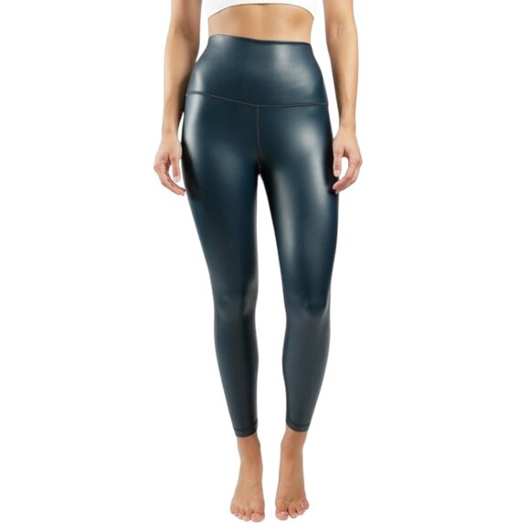 90 Degree by Reflex Leatherette Leggings - Picture 1 of 6